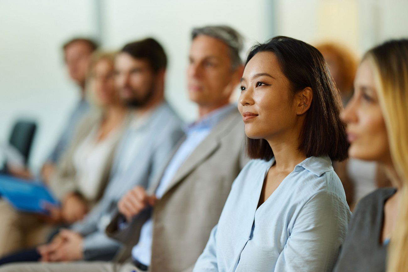 People at a seminar