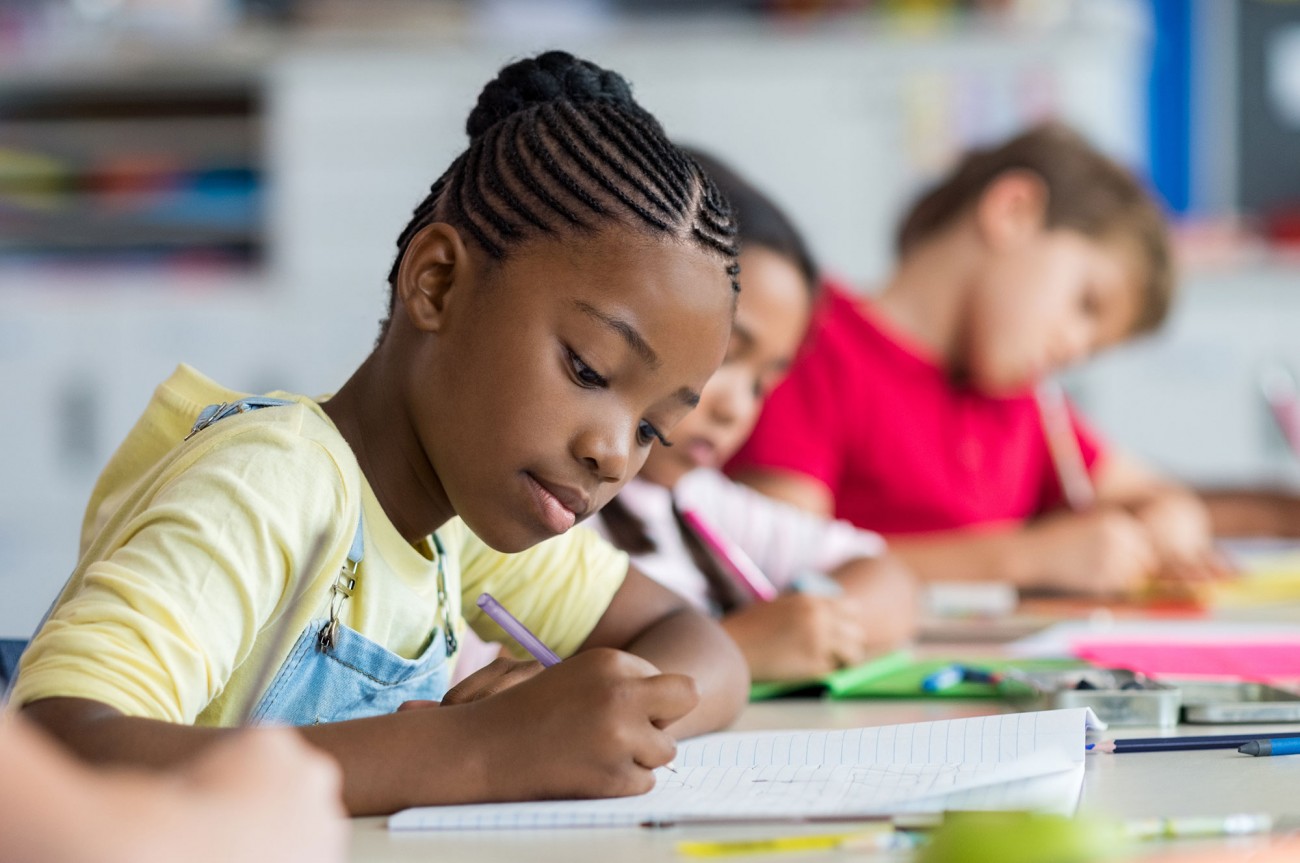 Children in classroom